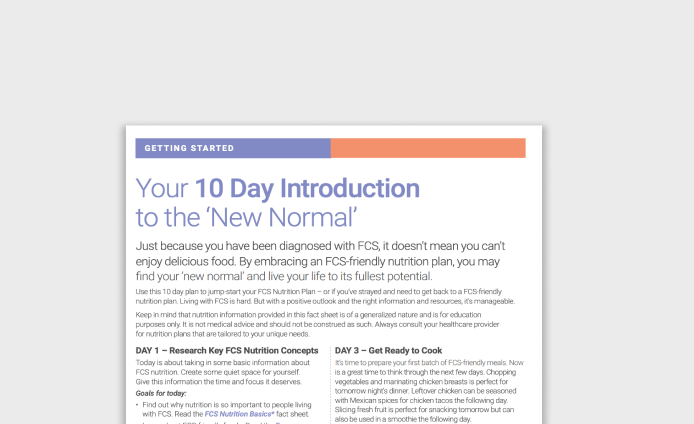 10 Day Intro To The New Normal Fact Sheet