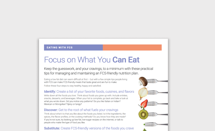 Focus On What You Can Eat Fact Sheet