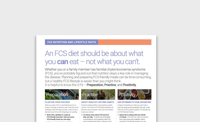 FCS Nutrition & Lifestyle Facts Guide