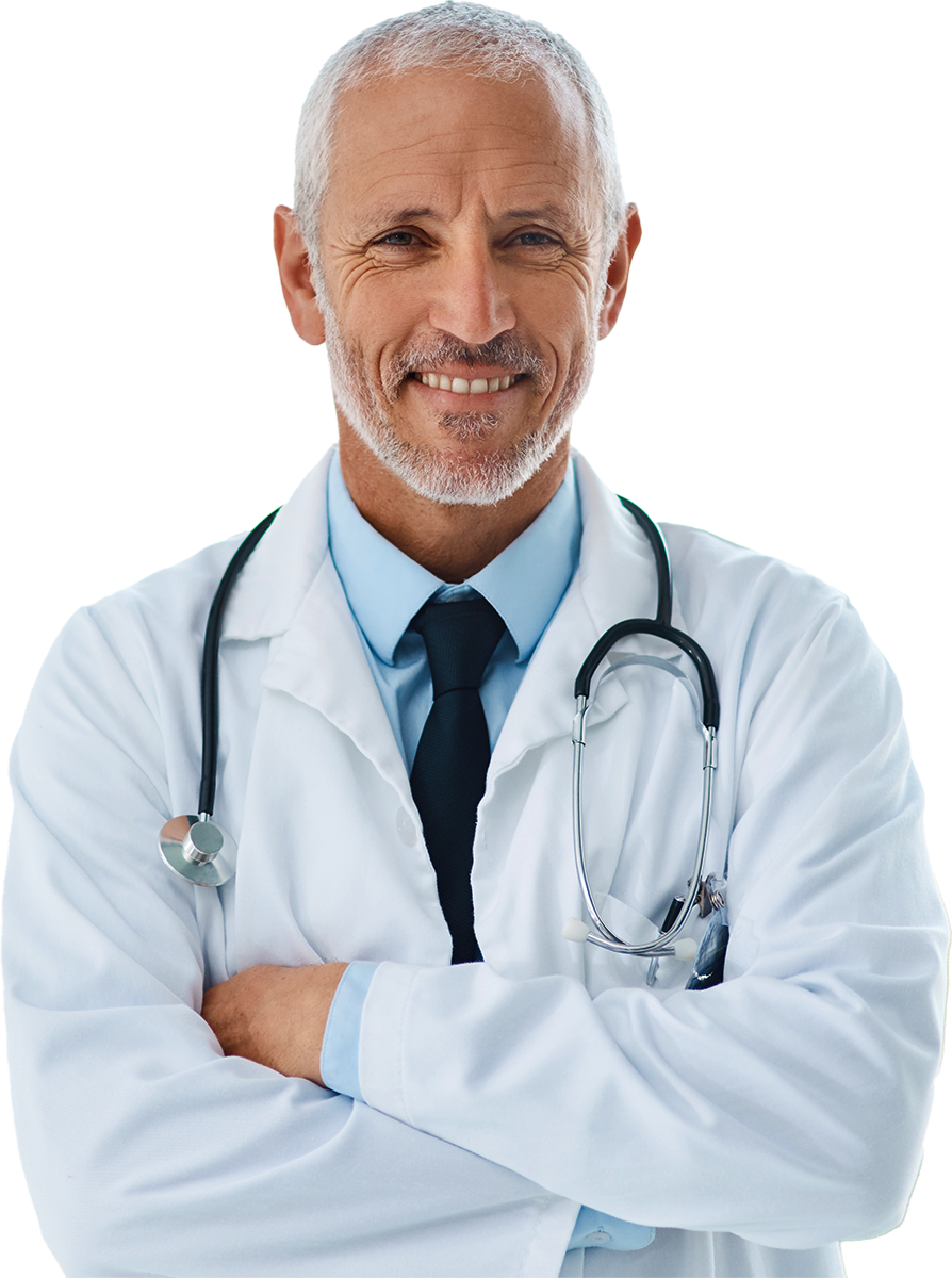 An actor portraying a endocrinologist.