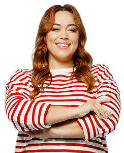 Actor portraying a woman living with very high triglycerides.