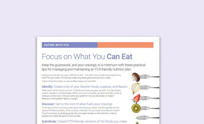 Focus On What You Can Eat Fact Sheet