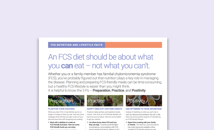 FCS Nutrition & Lifestyle Facts Guide