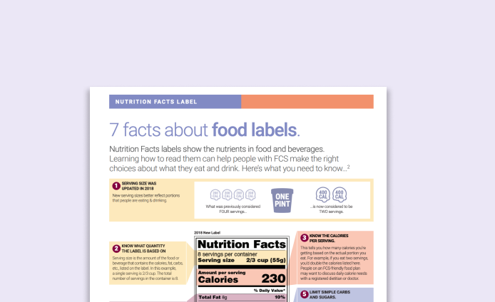 7 Facts About Food Labels Fact Sheet