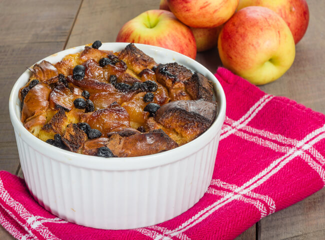 Warm Holiday Bread Pudding