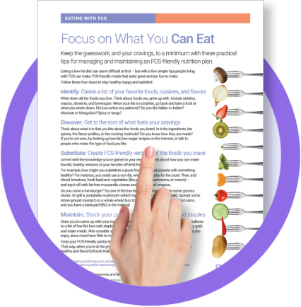 Focus On What You Can Eat Fact Sheet