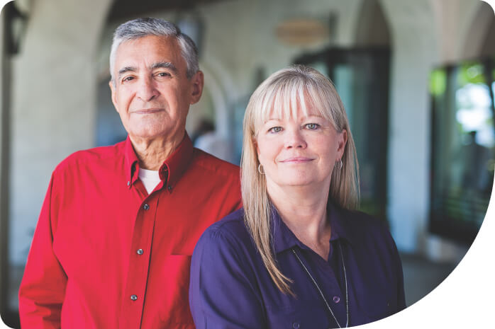 Lynne and Fred, Her Husband & Caregiver